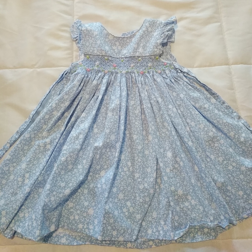 Smocked Girls Dress